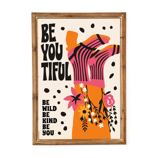 Be YouTiful Poster Bedroom Office