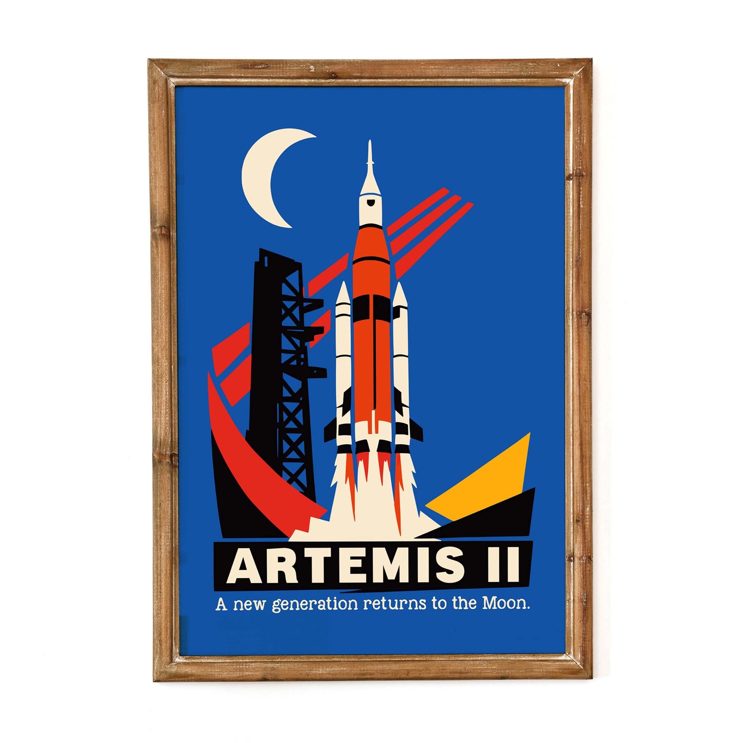 Artemis II NASA Moon Mission Launch Poster