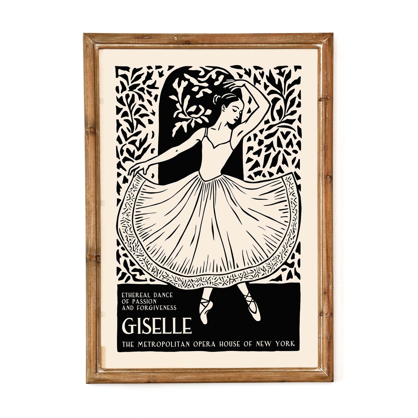 Giselle Ballet Poster Wall Art