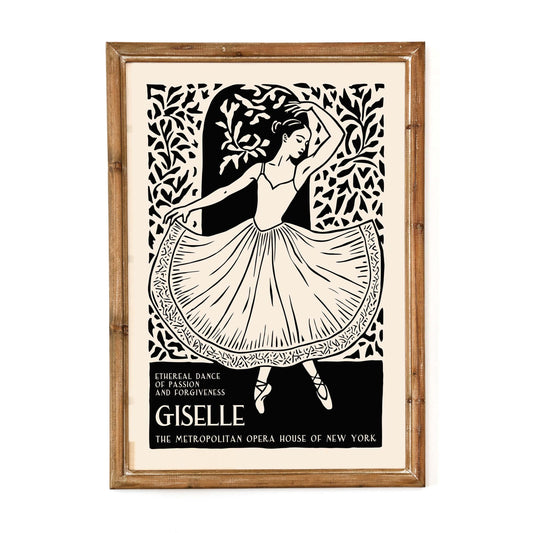 Giselle Ballet Poster Wall Art