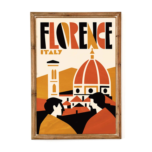 Florence Italy Travel Poster For Living Room