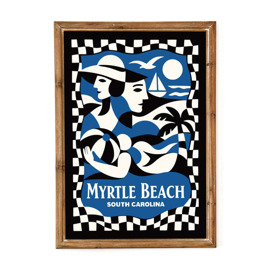 Myrtle Beach South Carolina Travel Poster