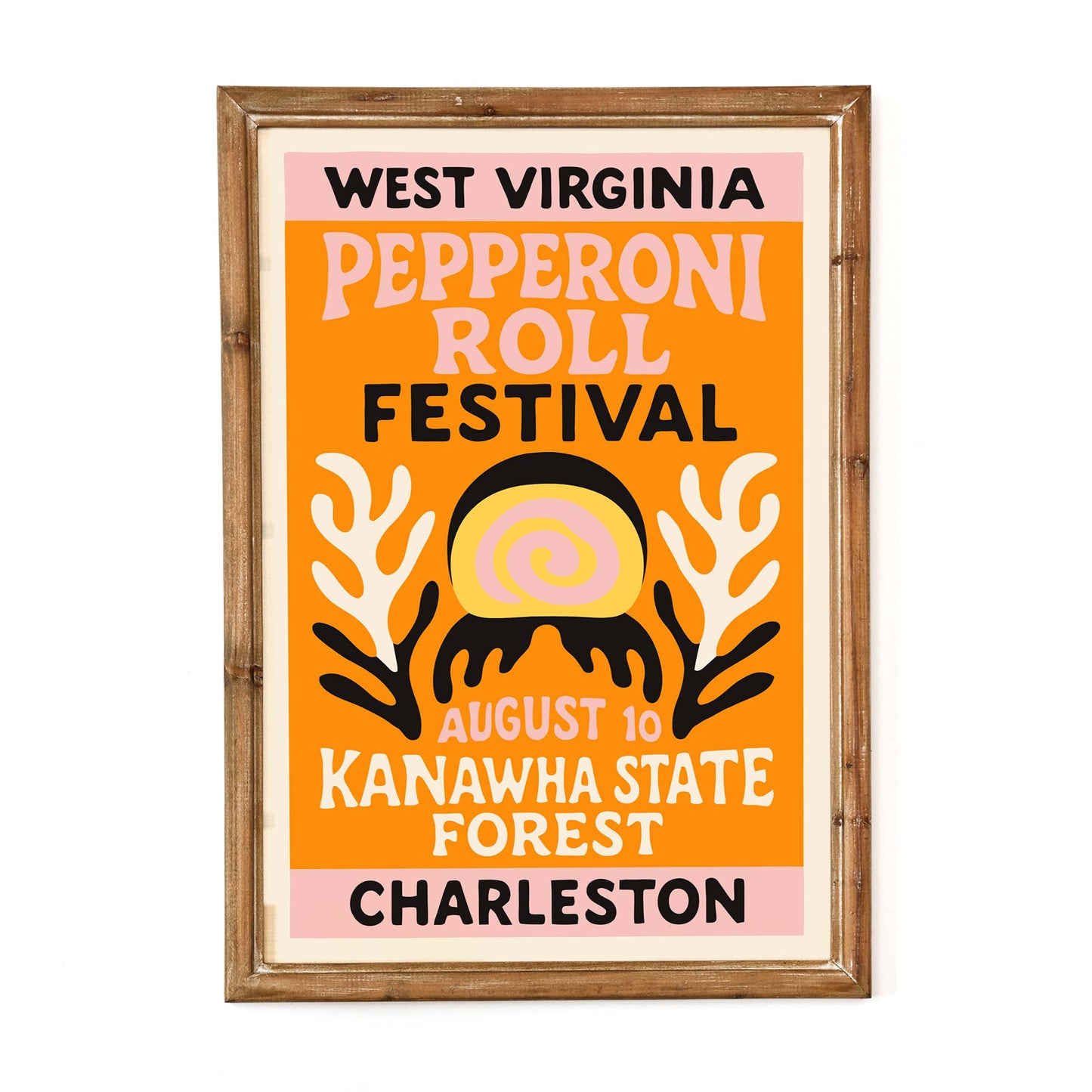 Pepperoni Roll Festival Poster Wall Art