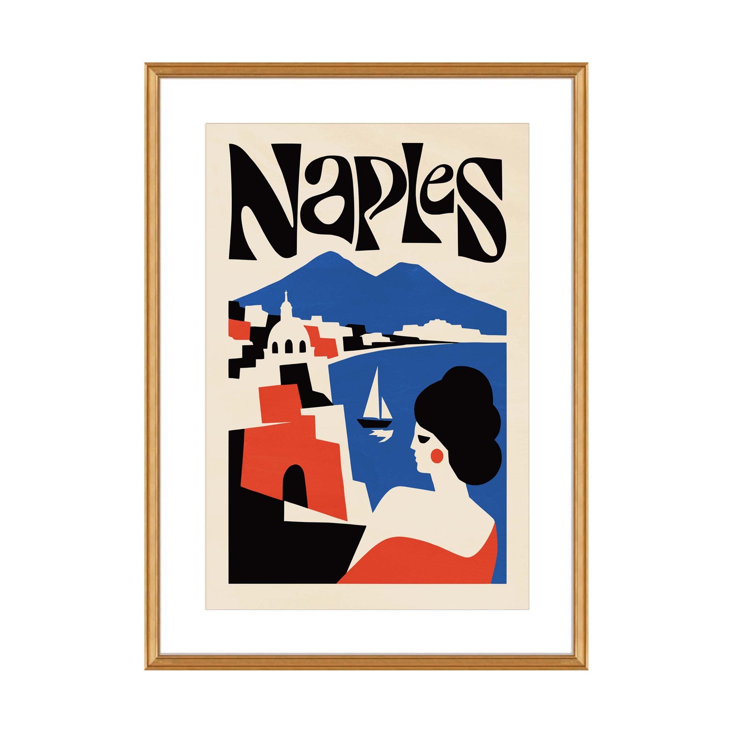 Naples Coastal Travel Print