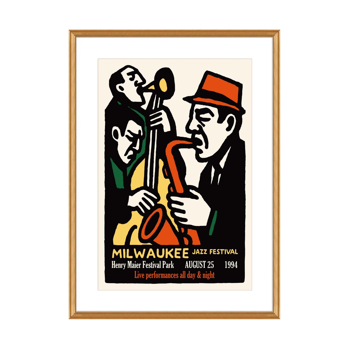 Milwaukee Jazz Festival Poster