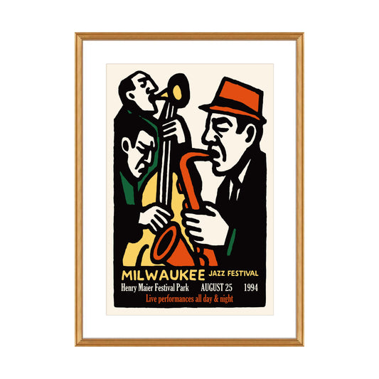 Milwaukee Jazz Festival Poster