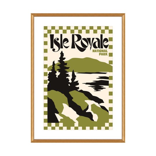 Isle Royale National Park Poster