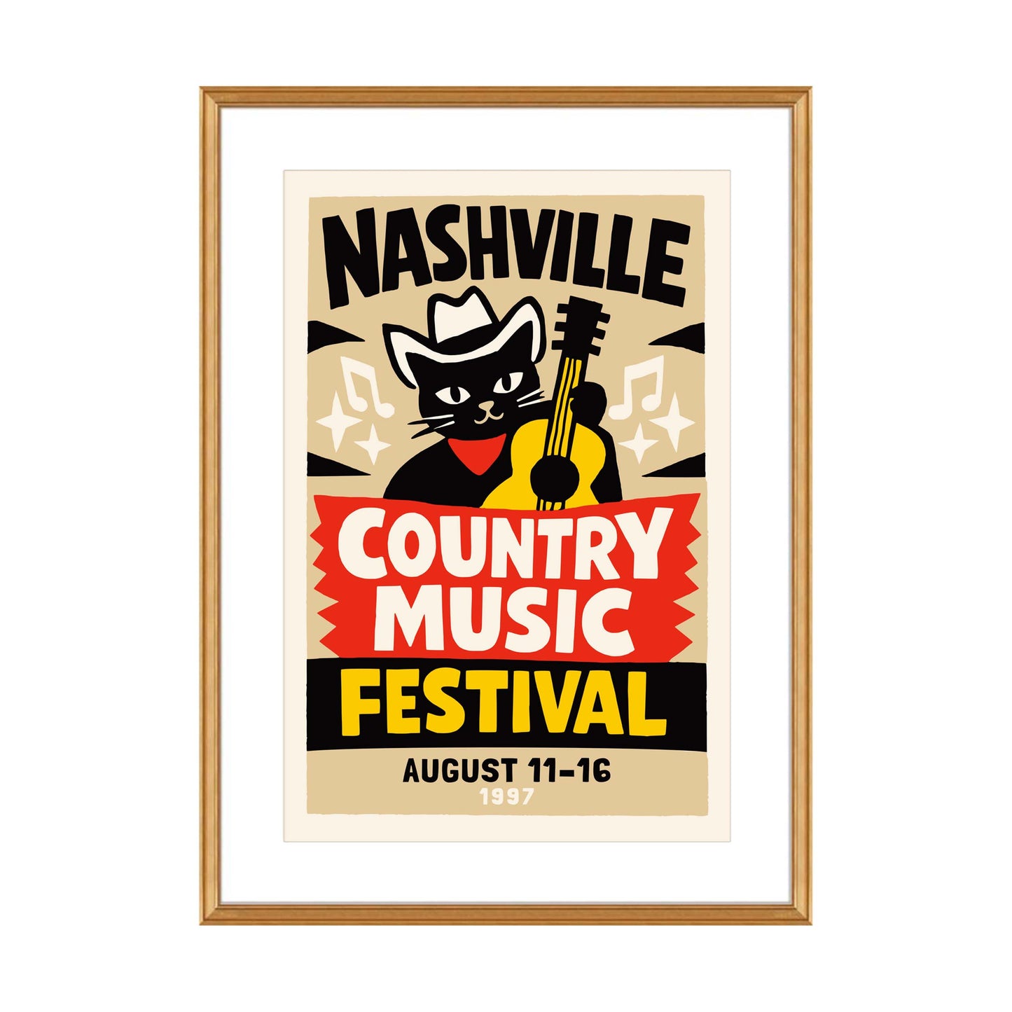 Nashville Vintage Country Festival Poster