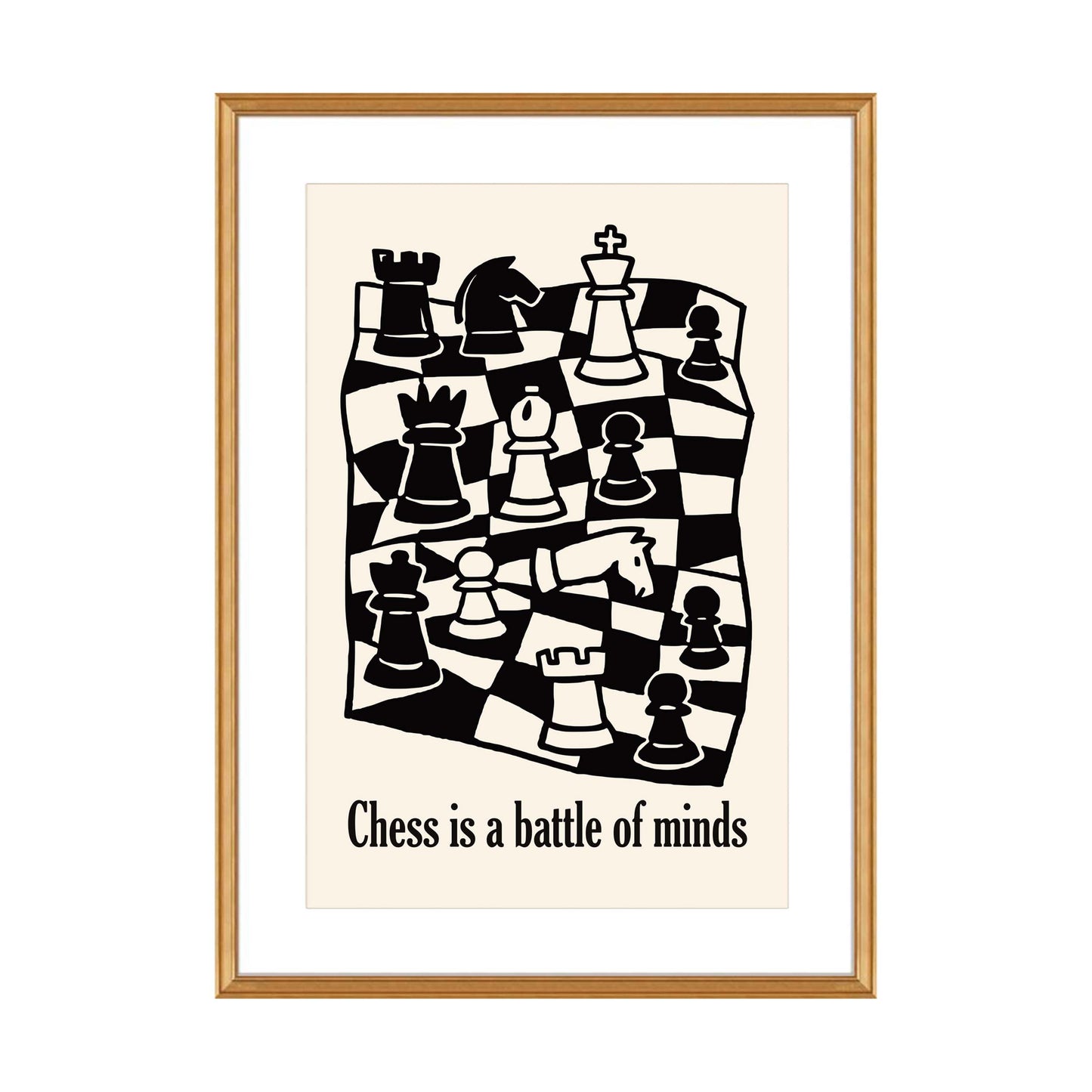 Chess Battle Poster Print