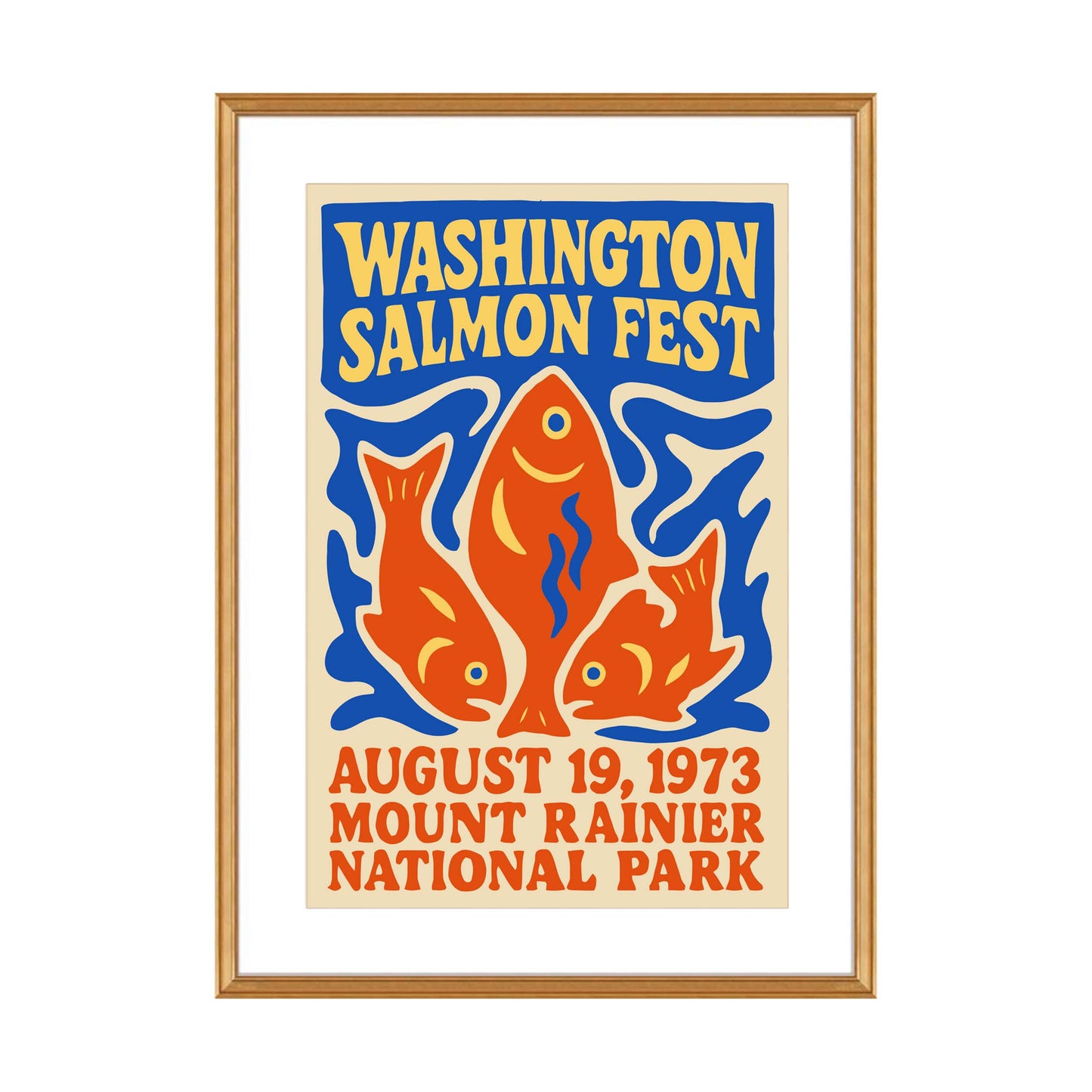 Washington Salmon Fest Poster Print