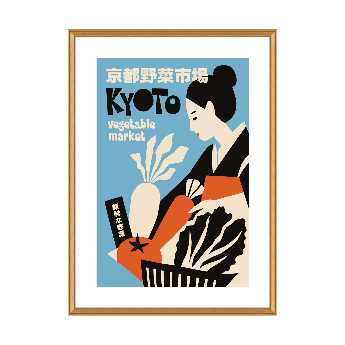 Kyoto Vegetable Market Print