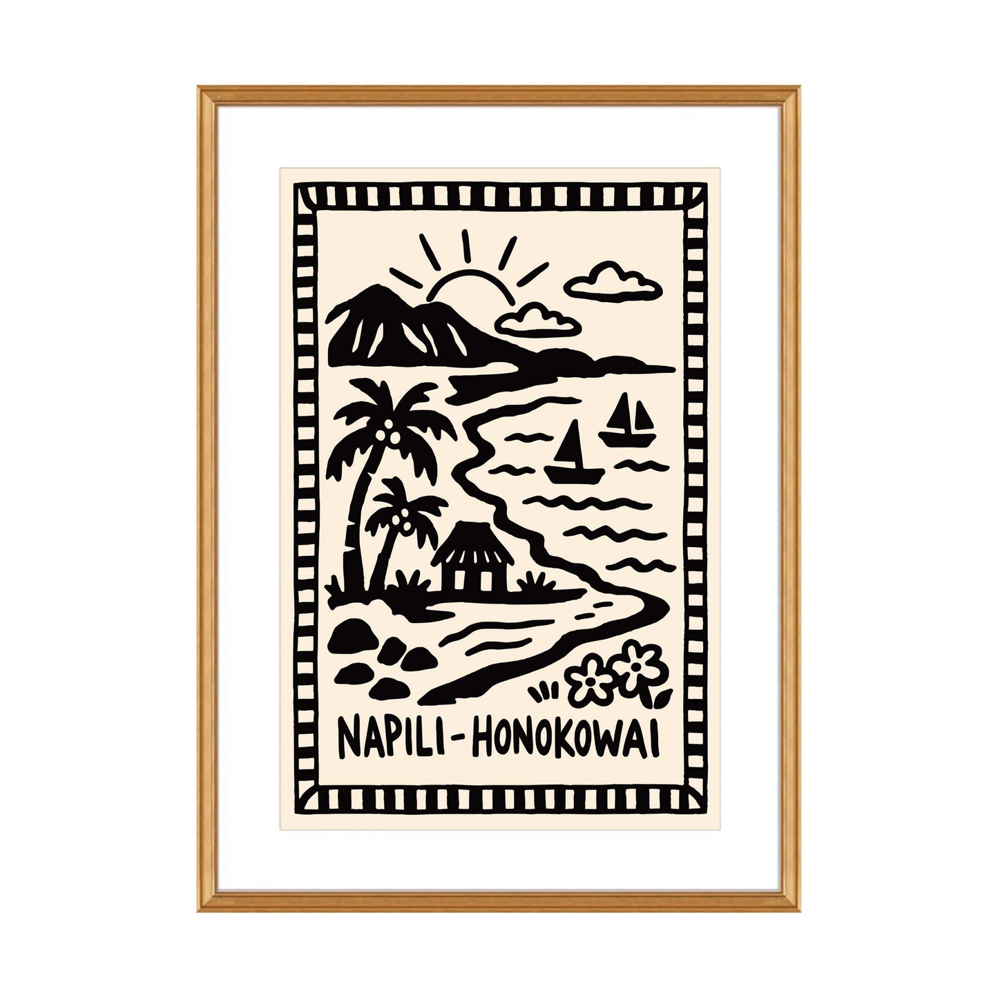 Napili Honokowai Hawaii Poster Print