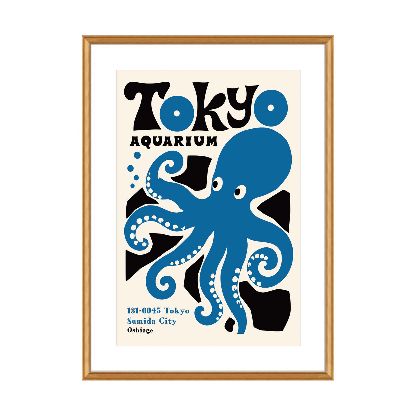 Tokyo Aquarium Octopus Poster Print