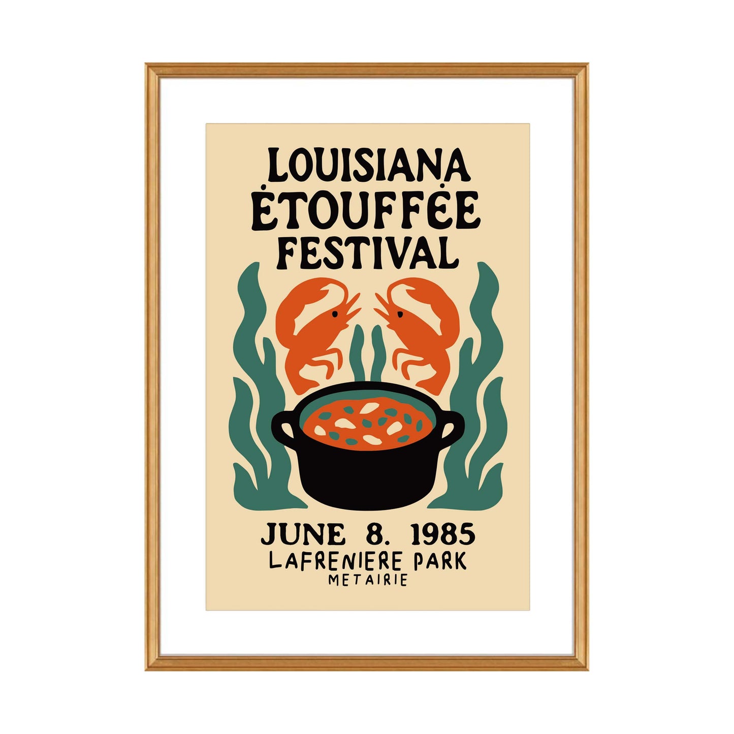 Louisiana Etouffee Festival Poster