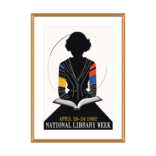 National Library Week Reading Poster
