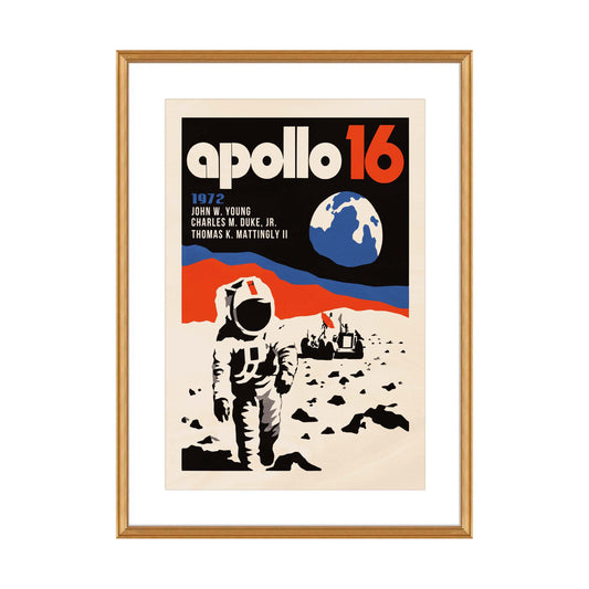 Apollo 16 Space Mission Print