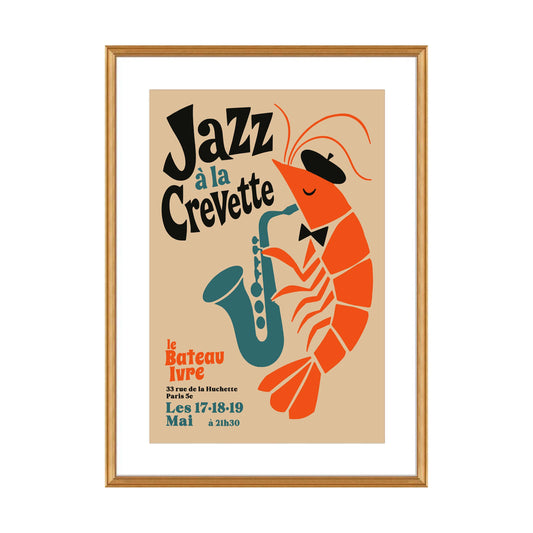 Jazz à la Crevette Poster