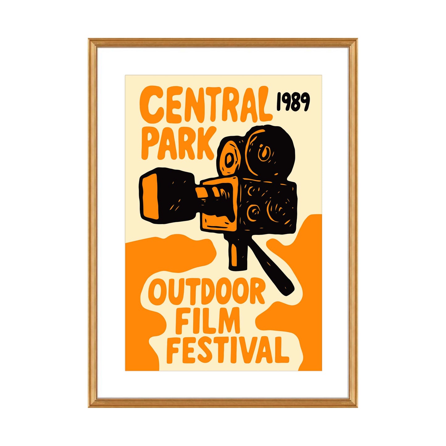 Central Park Outdoor Film Festival 1989 Poster