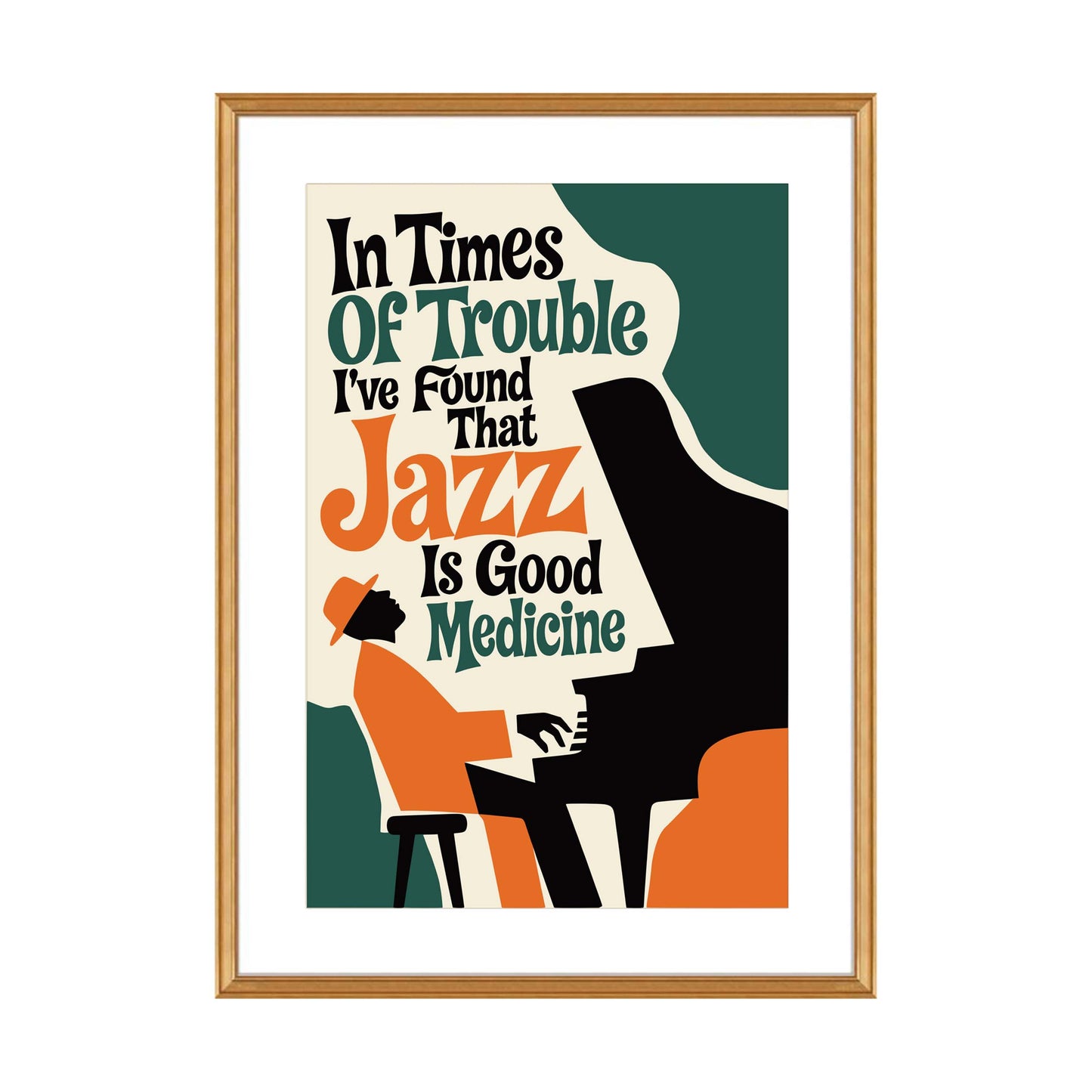 Jazz Piano Wall Art Print