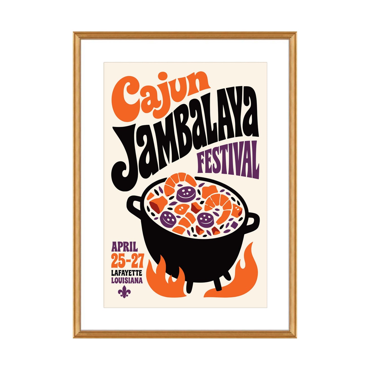 Cajun Jambalaya Festival Poster
