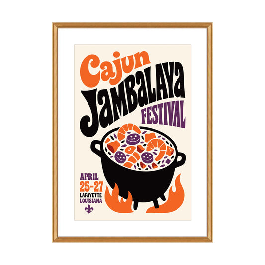 Cajun Jambalaya Festival Poster