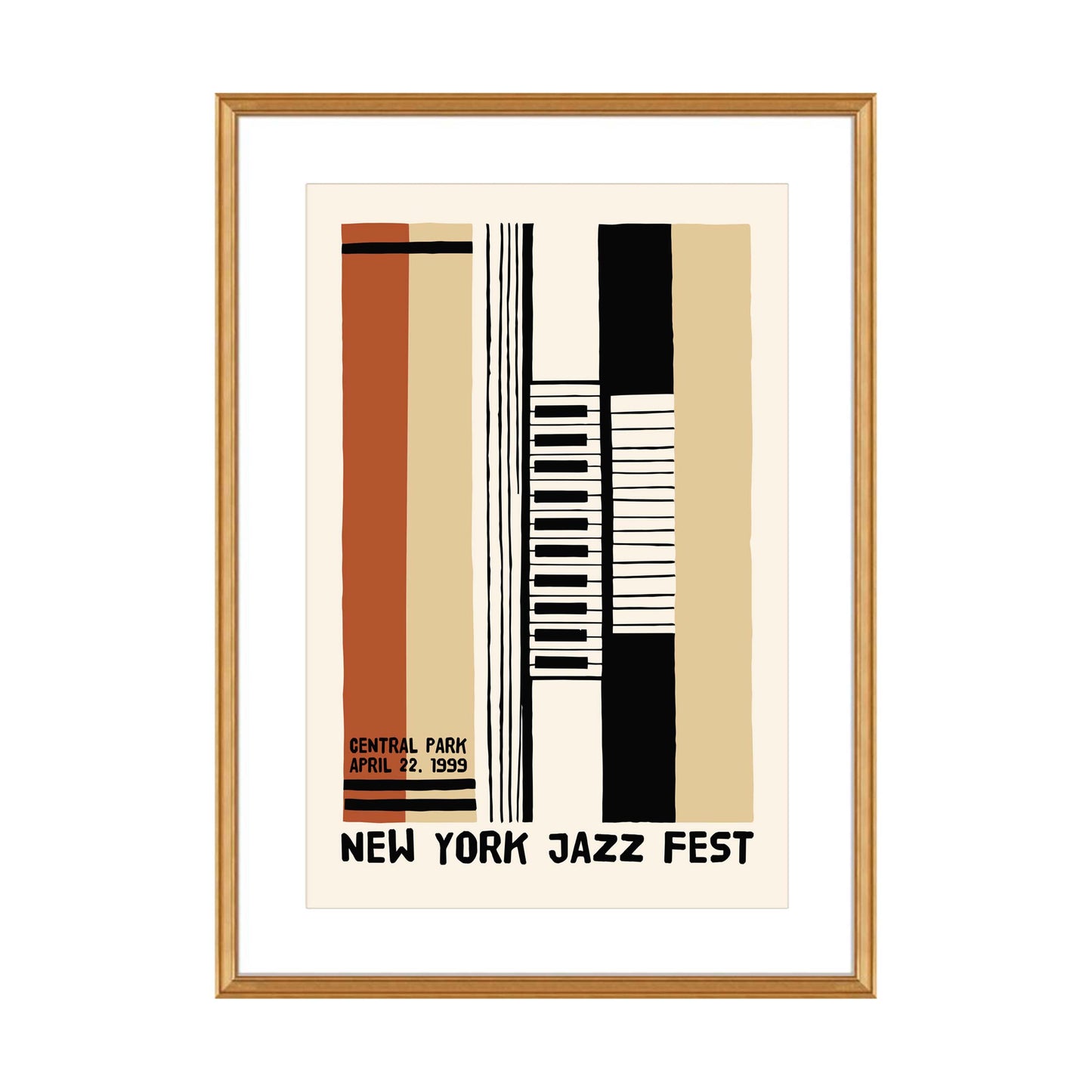 New York Jazz Fest Poster Print