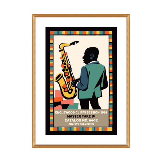 Englewood Cliffs Jazz Session Print
