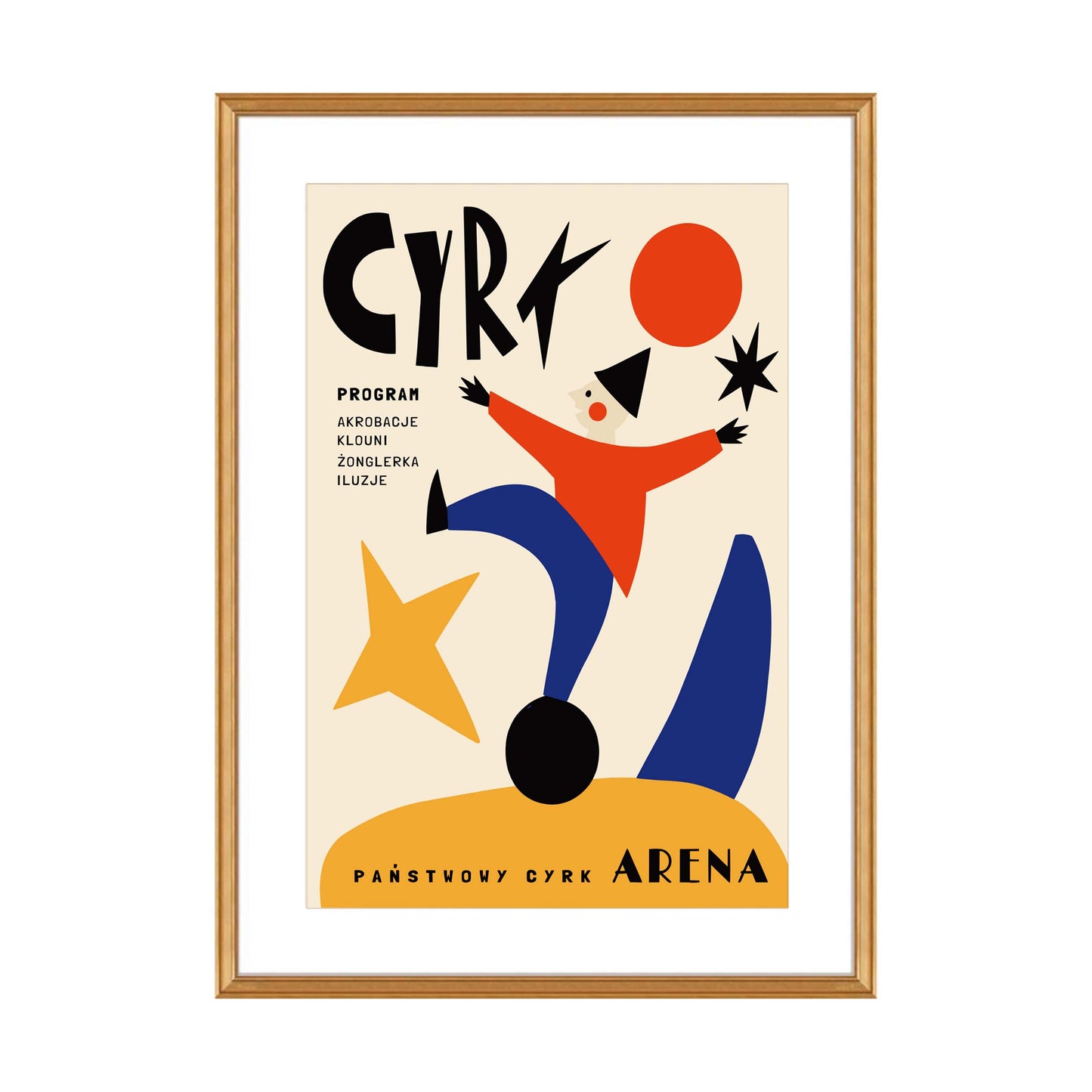 Cyrk Arena Circus Poster Print