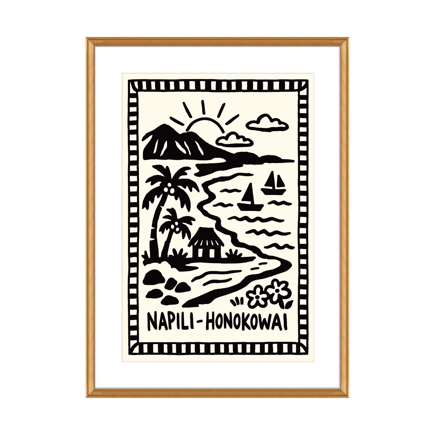 Napili Honokowai Hawaii Poster Print