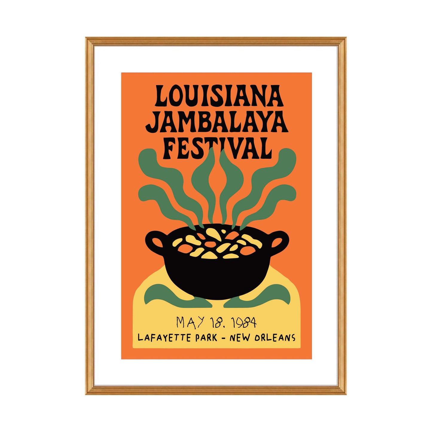 Louisiana Jambalaya Festival Poster Print