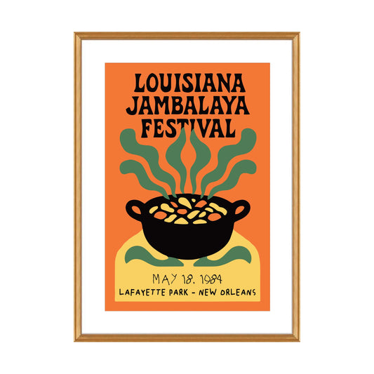 Louisiana Jambalaya Festival Poster Print