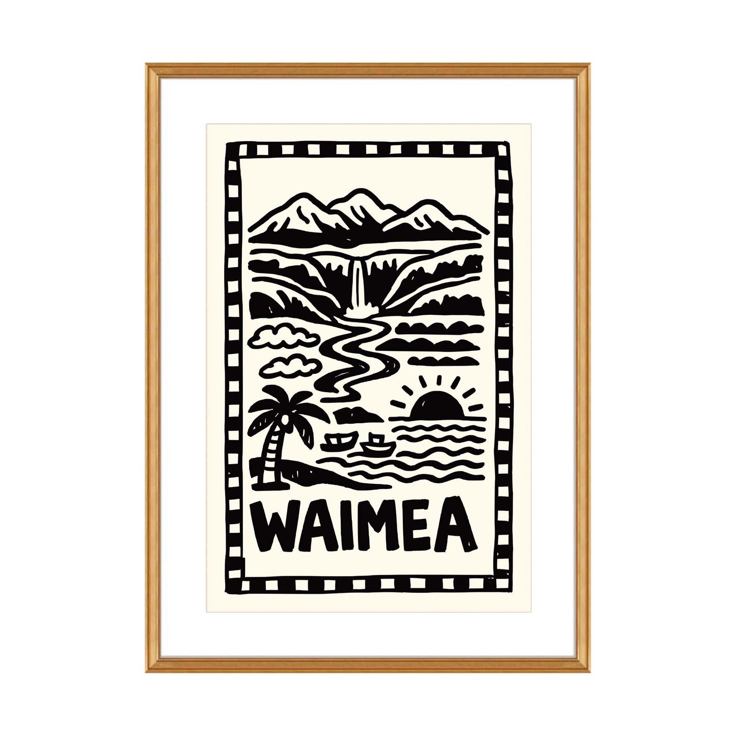 Waimea Hawaii Poster Print