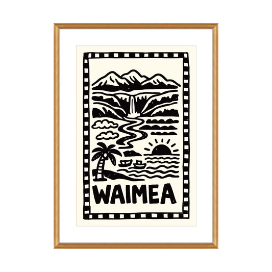 Waimea Hawaii Poster Print