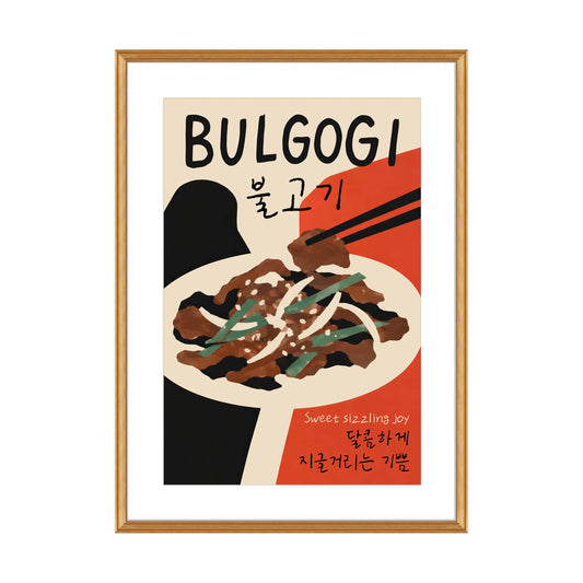 Bulgogi Kitchen Dining Room Print