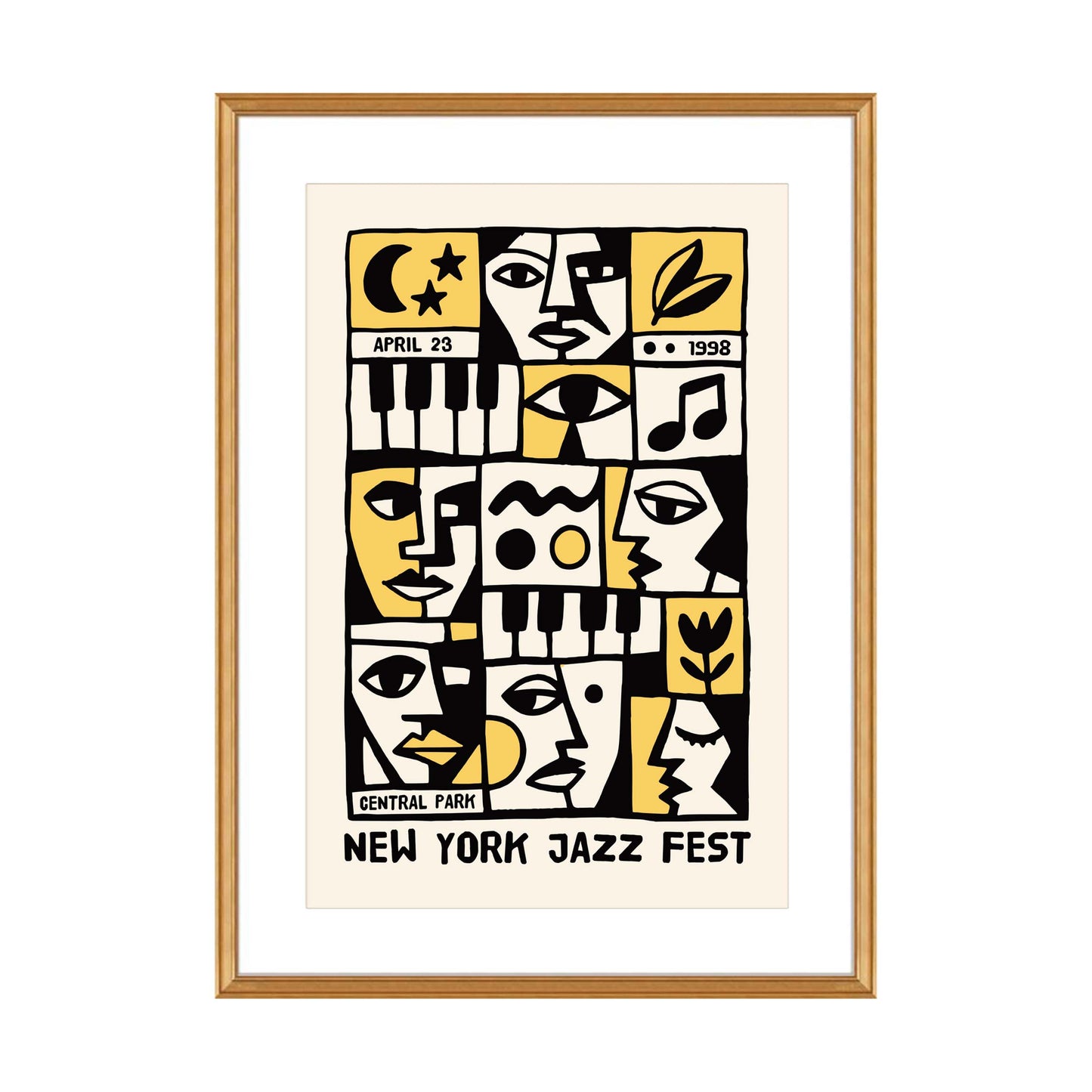 New York Jazz Fest Wall Poster