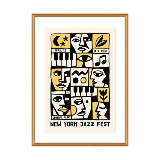 New York Jazz Fest Wall Poster