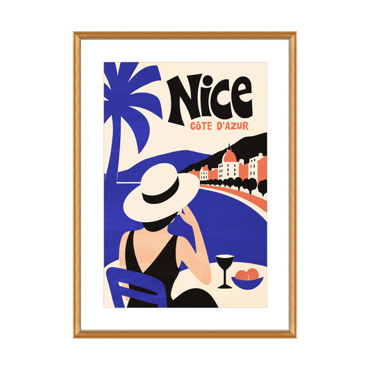 Nice Cote D'Azur Poster For Living Room