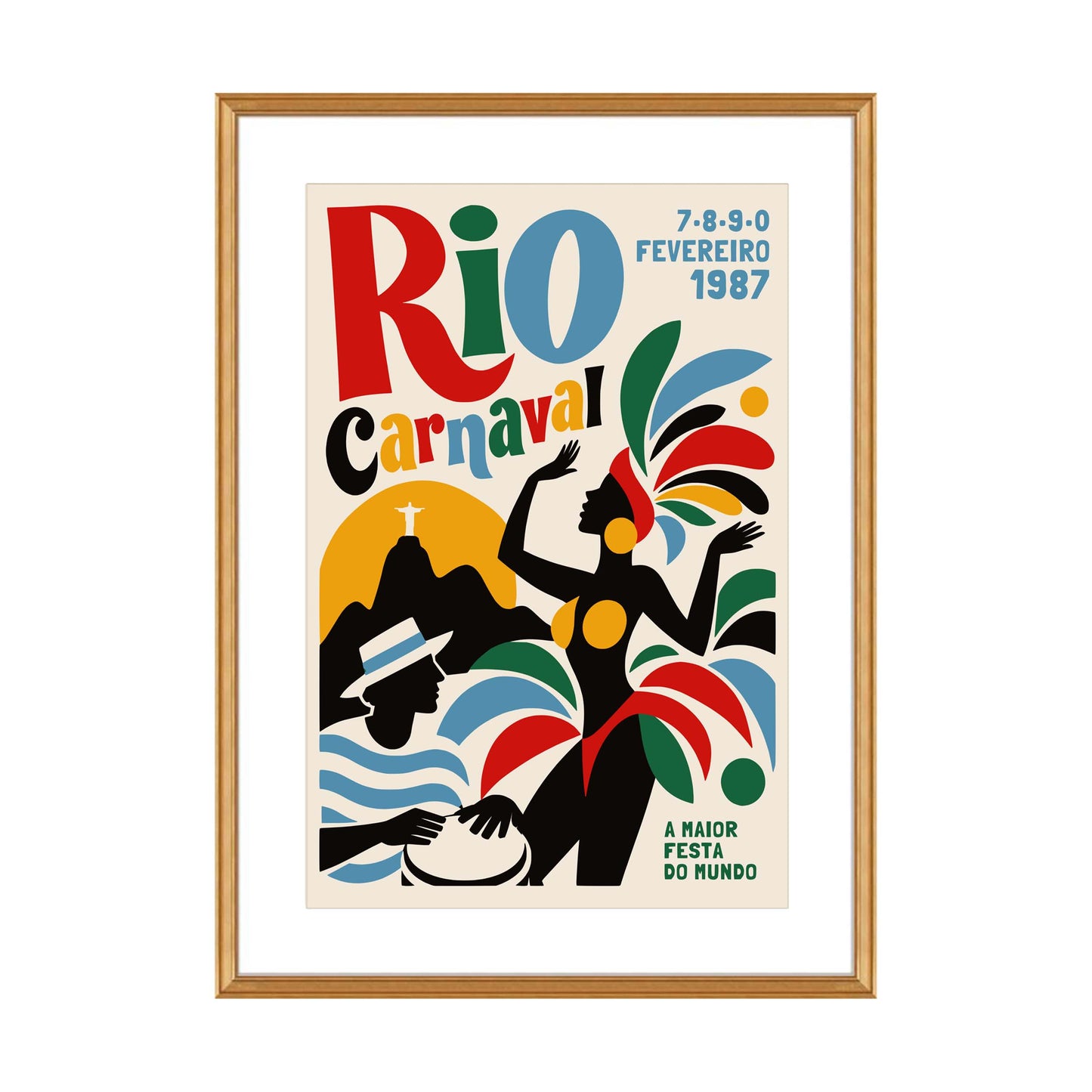 Rio Carnaval Poster Print