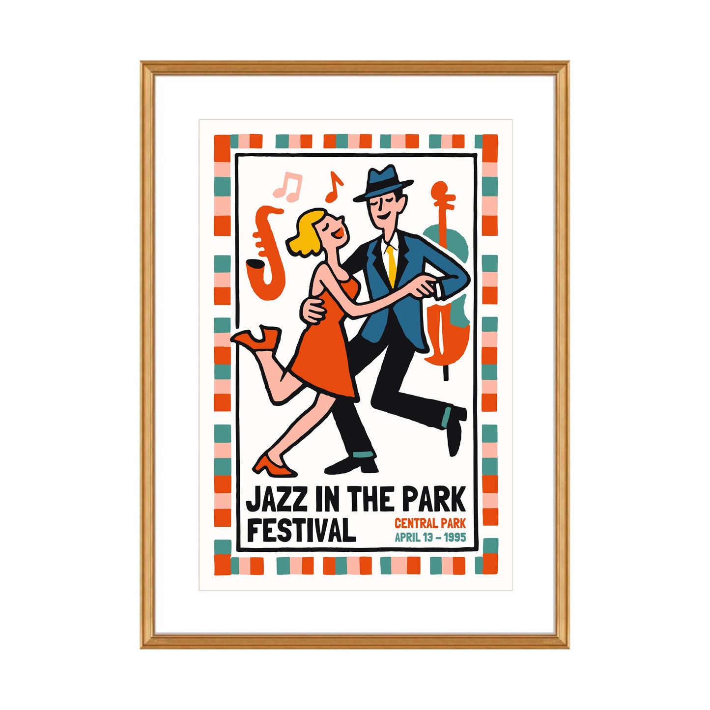 Central Park Festival Poster Print