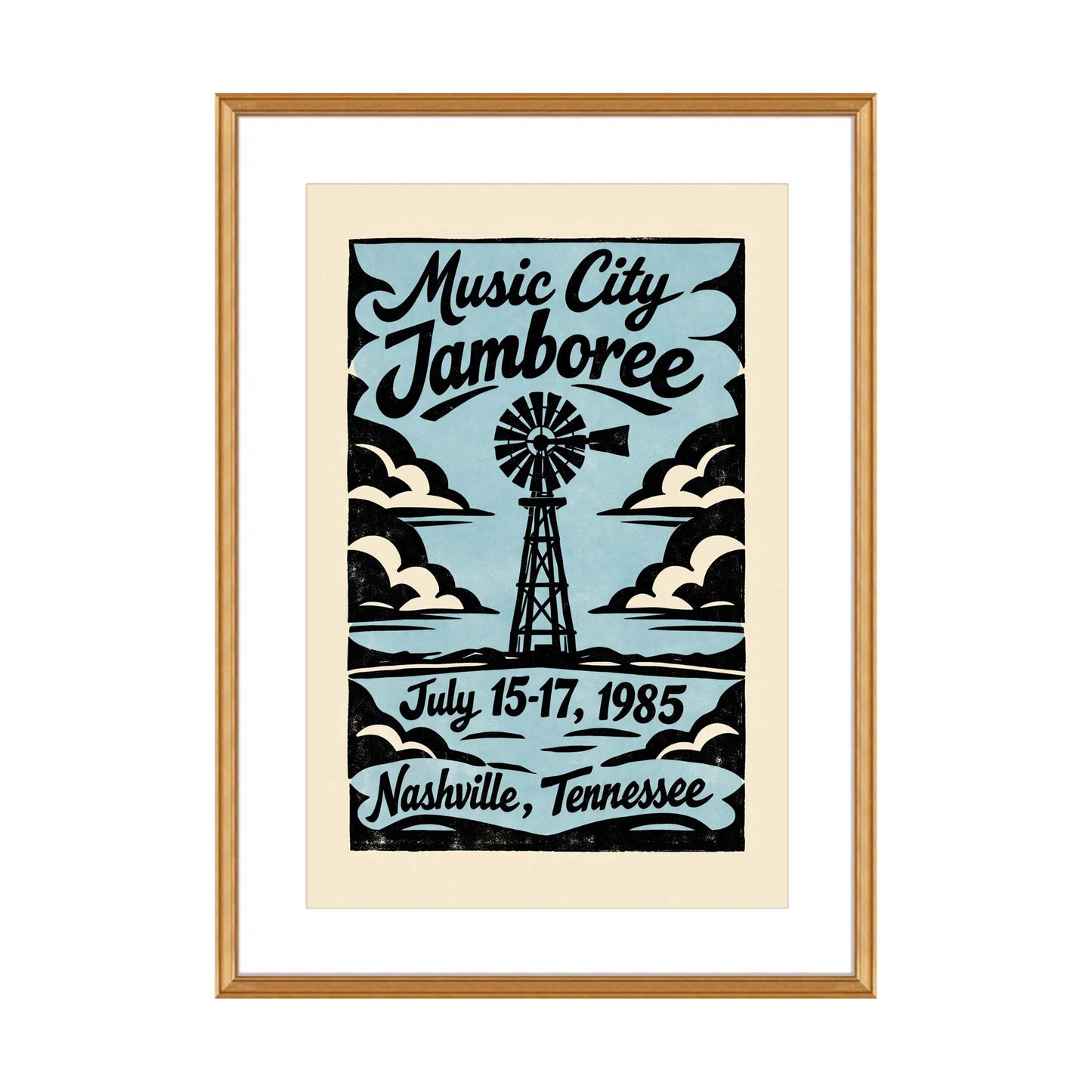 Music City Jamboree Poster Art Print