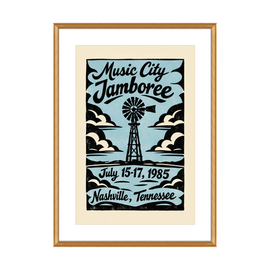 Music City Jamboree Poster Art Print