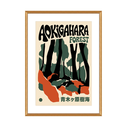 Aokigahara Forest Wall Art