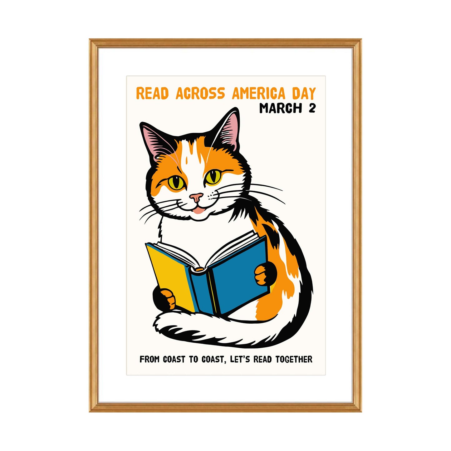 Read Across America Cat Poster