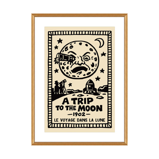 A Trip To The Moon Film Poster