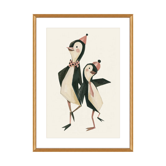 Penguin Party Wall Art Print