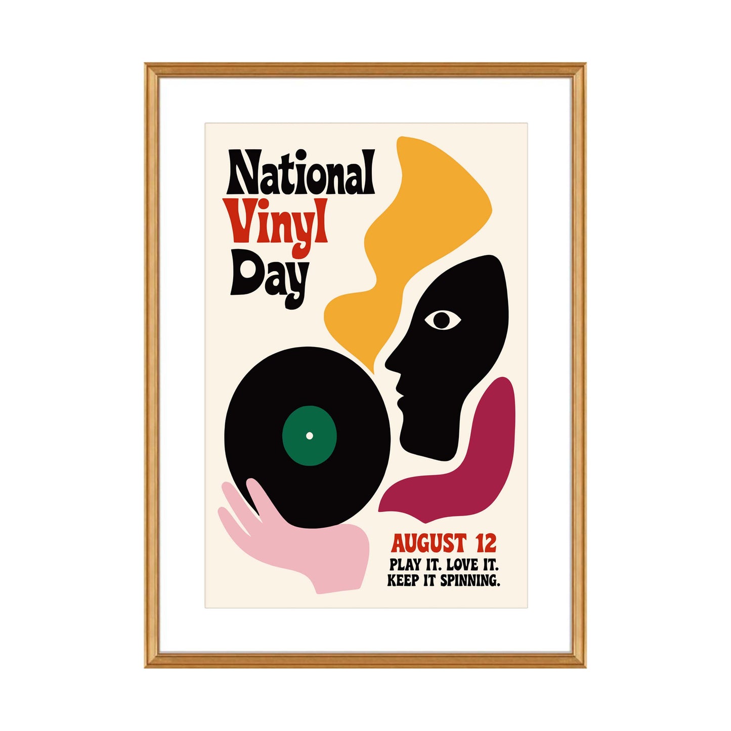 National Vinyl Day Record Poster