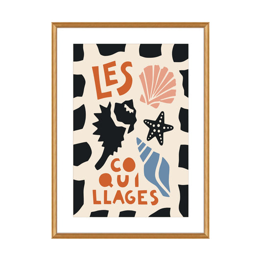 Les Coquillages Poster Print