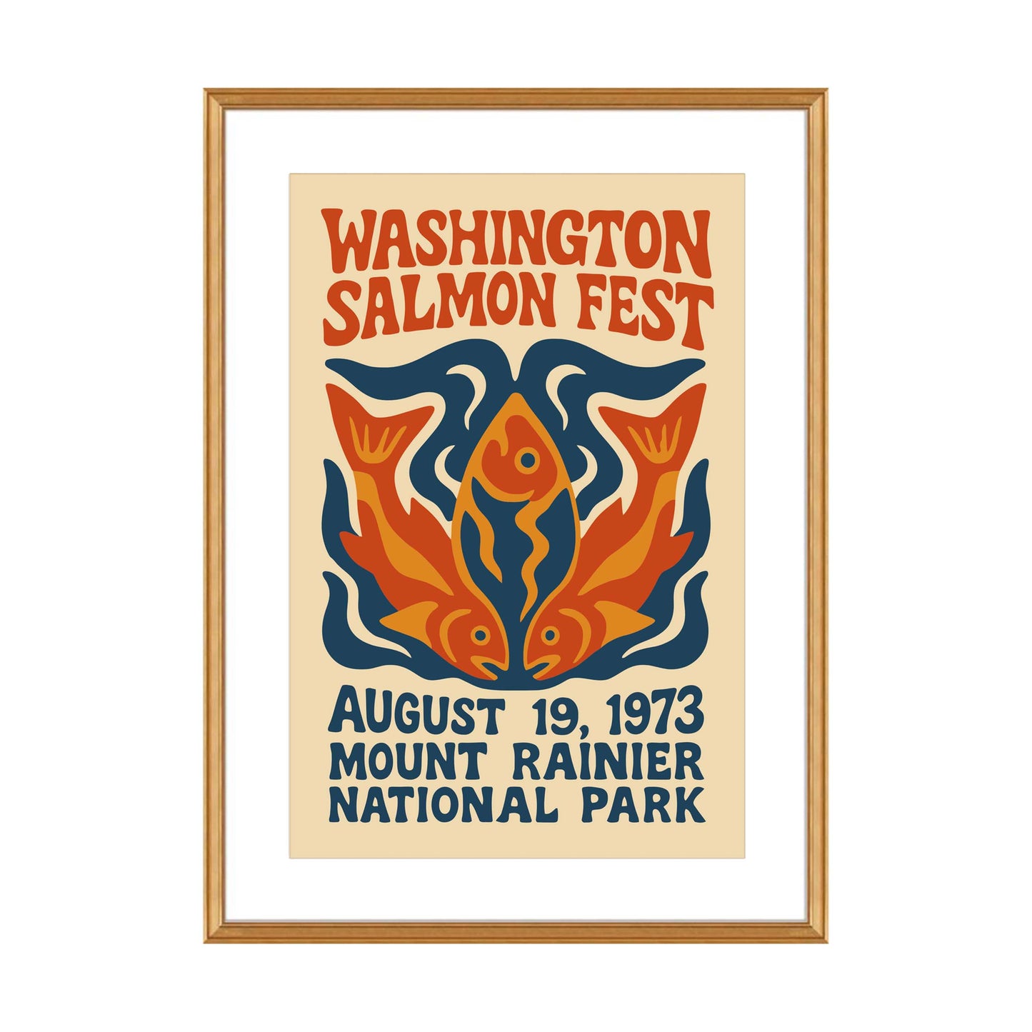 Washington Salmon Fest Wall Art