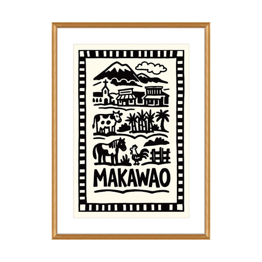 Makawao Hawaii Poster Print