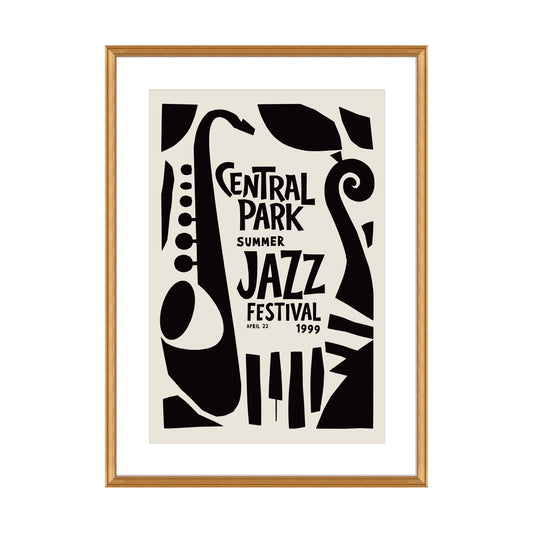 Central Park Jazz Festival Office Poster